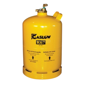 Botella de GLP recargable 11,5 l de acero con multiválvula GASLOW