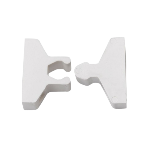 Retenedor para puerta blanco tipo horquilla