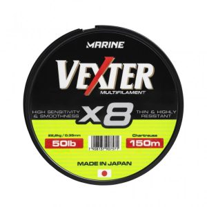 Multifilamento Vexter X8 Verde Lima 150m Caja Verde