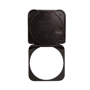 Tapadera enchufe marrón