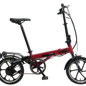 BICICLETA ELECTRICA PLEGABLE FLEBI SUPRA ECO RED BORDEAUX