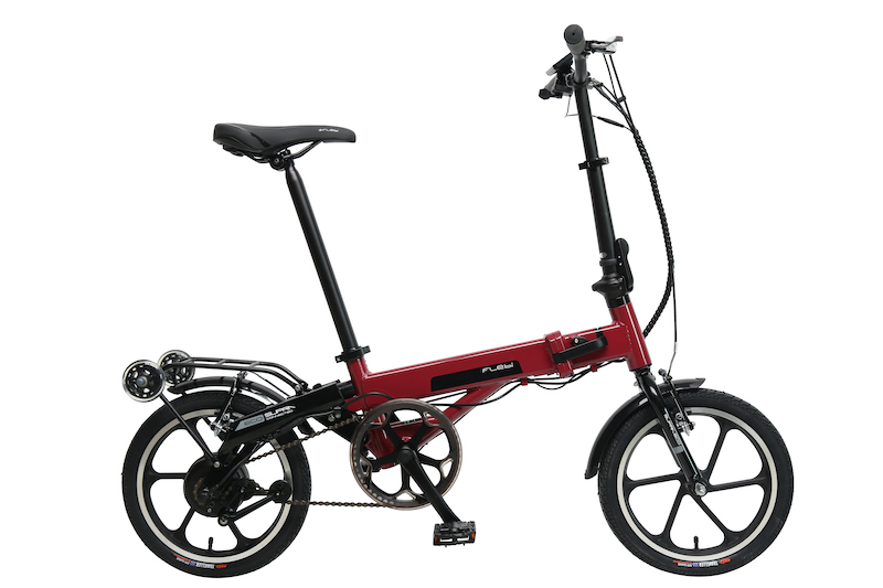BICICLETA ELECTRICA PLEGABLE FLEBI SUPRA ECO RED BORDEAUX - Imagen 2
