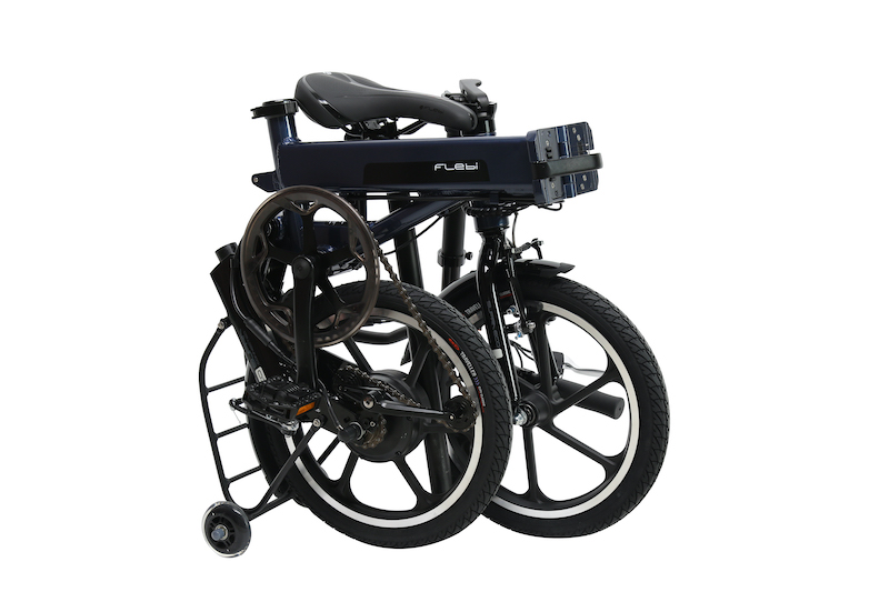 BICICLETA ELECTRICA PLEGABLE FLEBI SUPRA ECO RED BORDEAUX - Imagen 3