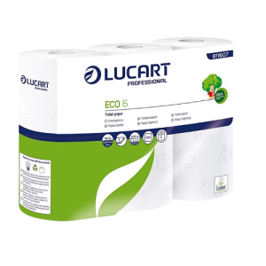 Papel higiénico ecológico LUCART 6 Rollos