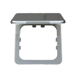 Tapadera enchufe gris