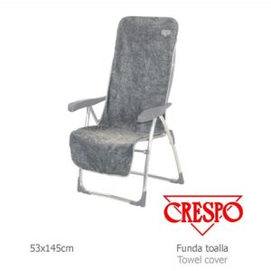 Toalla funda para silla Crespo talla L azul