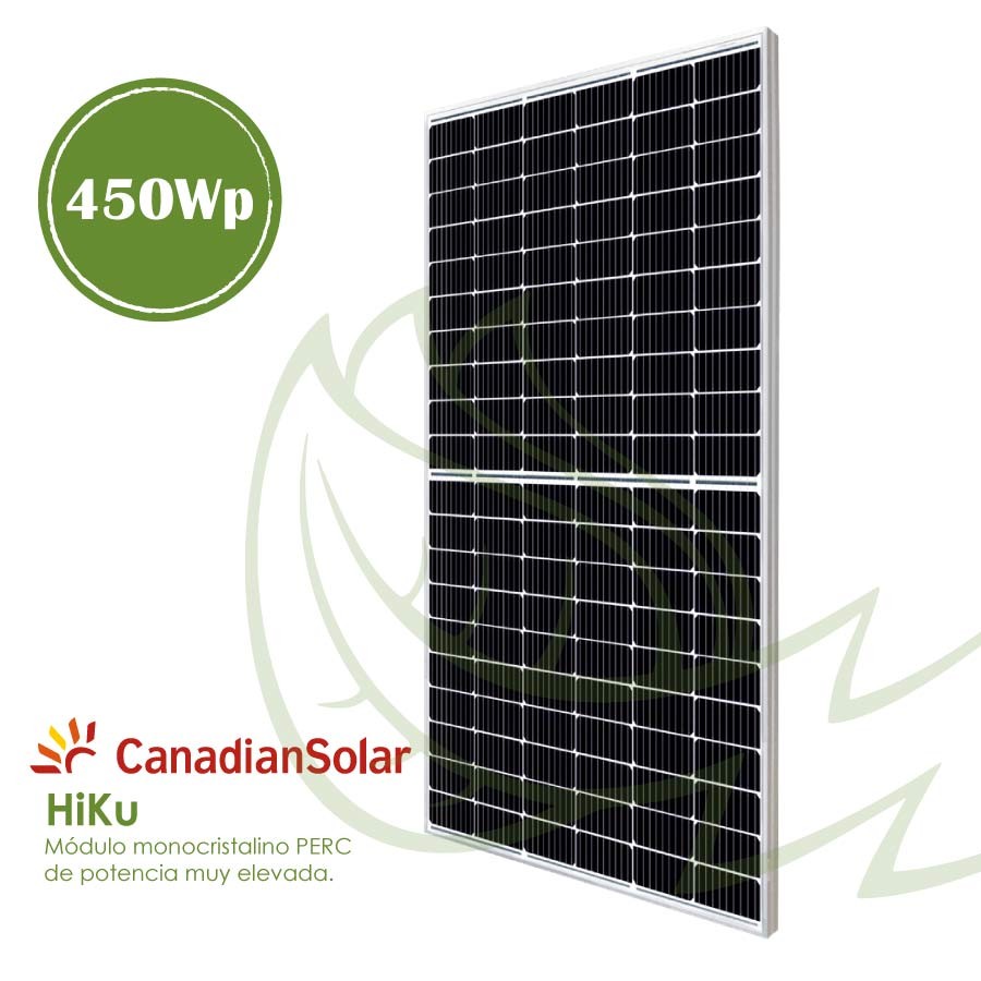 Placa solar monocristalina CANADIAN 450 Wp - Imagen 3