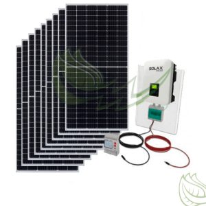 Kit solar autoconsumo fotovoltaico de 4,09 kWp con inversor SOLAX