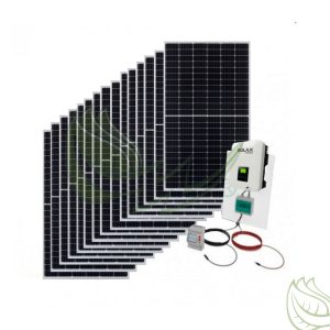 Kit solar autoconsumo fotovoltaico de 6,82 kWp con inversor SOLAX