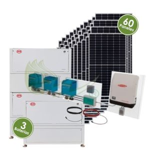 Kit solar Victron 162000/81000 W/DÍA uso industrial (Trifásico) con baterías BYD