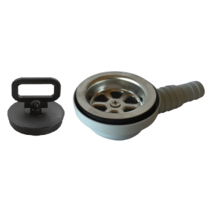 Desagüe acodado 90º 52mm