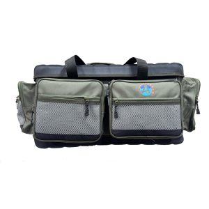 Bolso De Pesca Multifuncion Base y Tapa Rígida 60x30x35cms