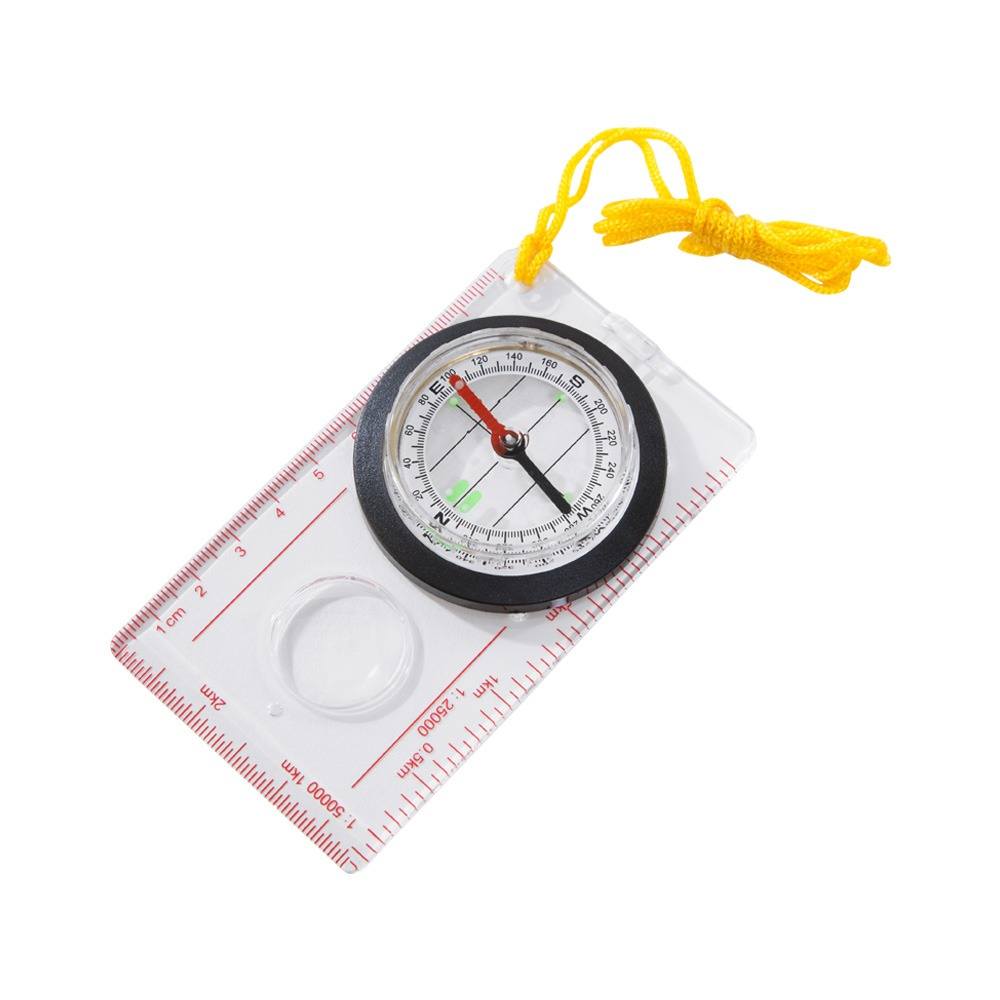 Brújula NTK Mapa con Regla Lente de Aumento Lupa