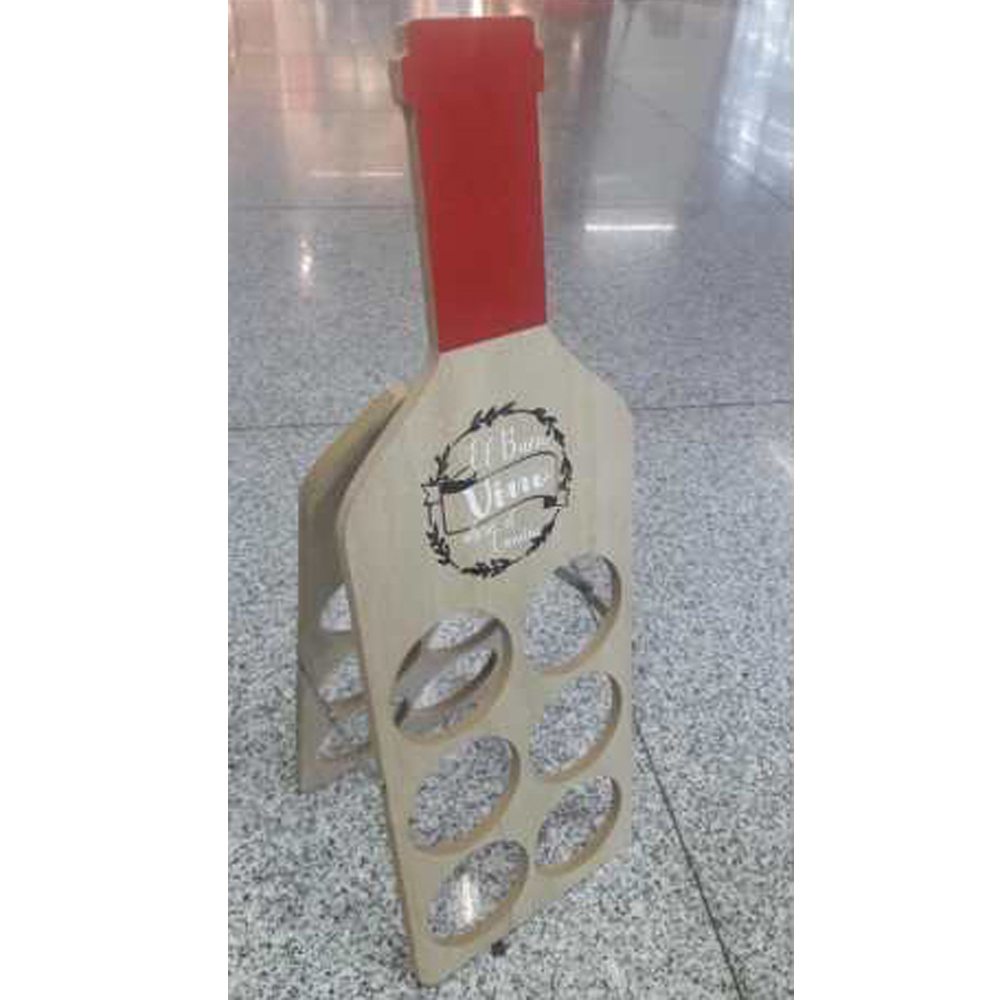 Vinera En Madera 6 Botellas Regalo Decoración