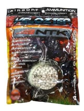 Balines Plásticos Airsoft Bbs 6mm Ntk 2000u 0.12g - Imagen 3