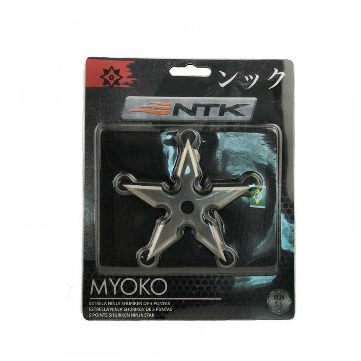 Estrella Ninja 5 Puntas Myoko NTK 9,2cms - Imagen 4