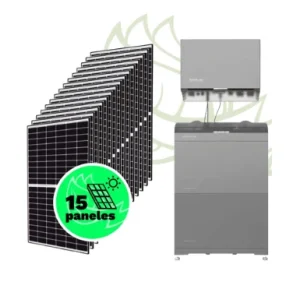 Kit solar trifásico con baterías Ecoflow de 6 kW y 10,2 kWh – Backup