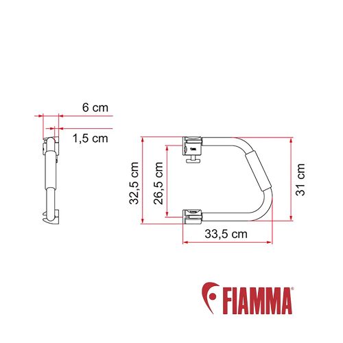 Asa de seguridad FIAMMA Security 31 - Imagen 3
