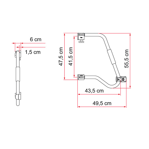 Asa de seguridad FIAMMA Security 46 Pro - Imagen 3