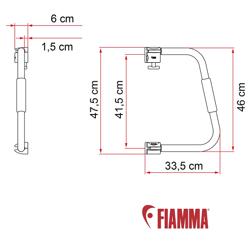 Asa de seguridad FIAMMA Security 46 - Imagen 3