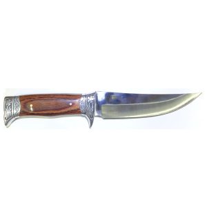 Cuchillo 18cms de Metal Empuñadura con diseño Grabado
