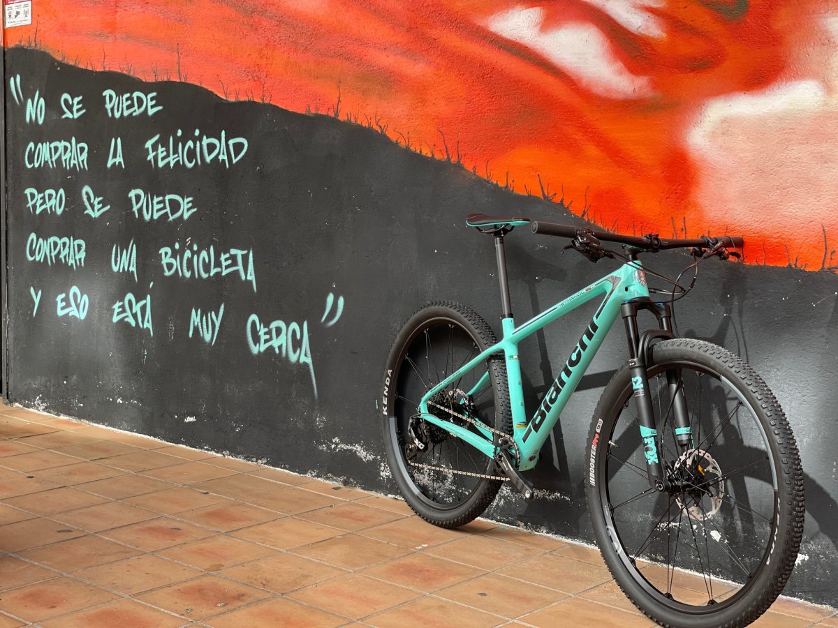 BICICLETA DE MONTAÑA BIANCHI METHANOL 9.3 CV RS X01 EAGLE 1X12 - Imagen 3