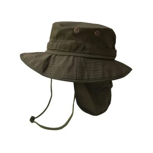 Sombrero con Cubre Nuca y Ala Unisex Color Verde