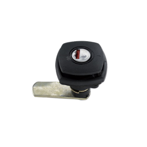 Cerradura cuadrada negra