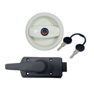 Cerradura EUROPA blanca con asa