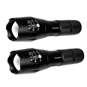 LINTERNA TÁCTICA RECARGABLE A 220 V LED T6 10W 250 LM