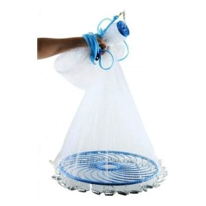 Atarraya Para Pesca Alto 2,4 m Diámetro 4,8 m