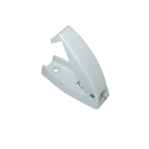 Retenedor de puerta blanco con muelle