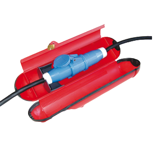 Caja de protección impermeable con candado