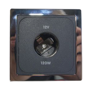 Enchufe 12V completo marrón