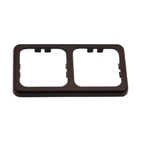 Marco doble marrón
