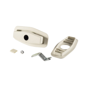 Cerradura hexagonal blanca sin cilindro