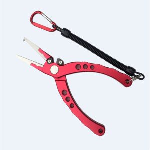 Alicate con Cordón Mosquetón y Cortador de Tanza