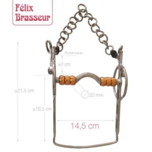 Bocado Felix Brasseur rodillos