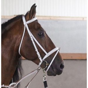 Cabezada volteo blanca