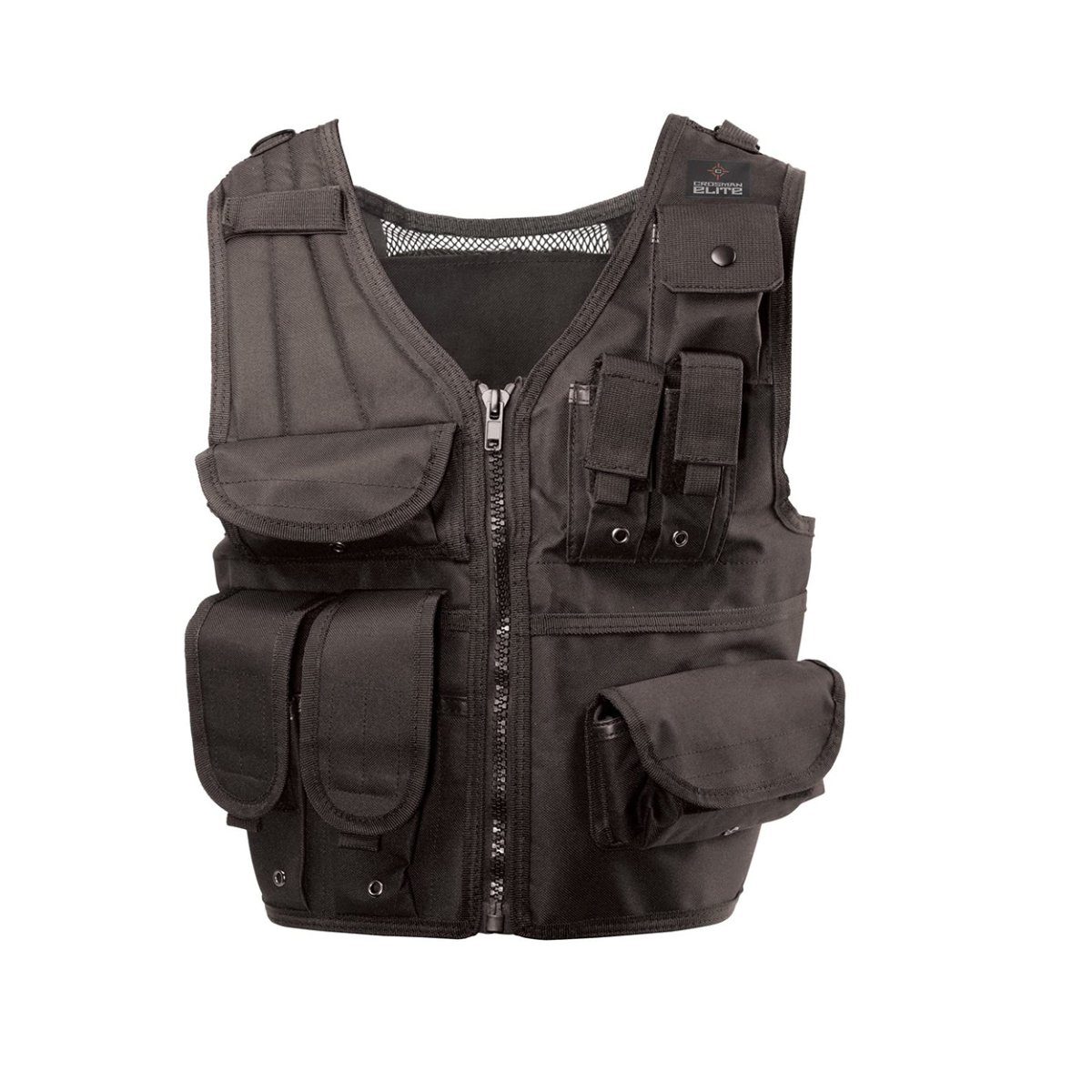 Chaleco Táctico Crosman Elite con Bolsillos y Cierre - Imagen 2