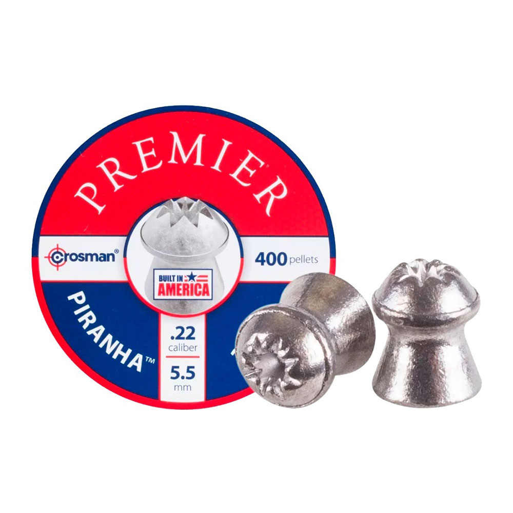 Chumbos Crosman Piraña 4.5mm por 400 unidades 14,3gr - Imagen 2