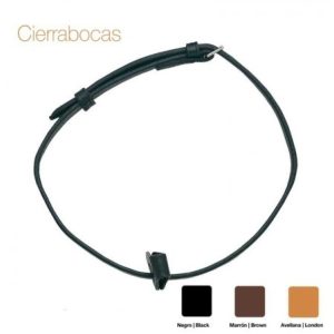 Cierrabocas cuero
