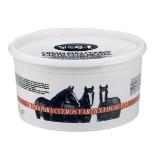Crema cuero Crin Blanca