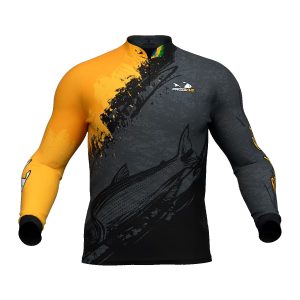 Camiseta de Pesca Presa Viva con Protección UV 30+ Dorado