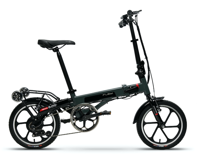 BICICLETA ELECTRICA PLEGABLE FLEBI SUPRA ECO GREY - Imagen 2
