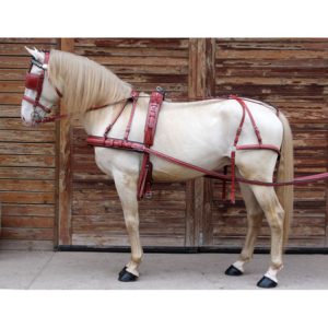 Guarnición enganche cuero limonera