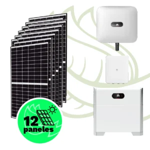 Kit solar autoconsumo con backup de 5,5 kWp monofásico Huawei.
