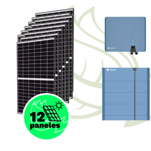 Kit solar autoconsumo con baterías de 5,5 kWp con inversor y Batería Solplanet