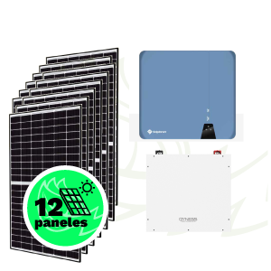 Kit solar autoconsumo fotovoltaico de 5,5 kWp con inversor Solplanet y Batería Dyness