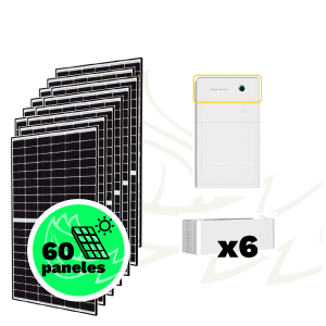Kit solar autoconsumo fotovoltaico Trifásico de 36 kWp con inversor Sigenergy y Baterías SigenStor